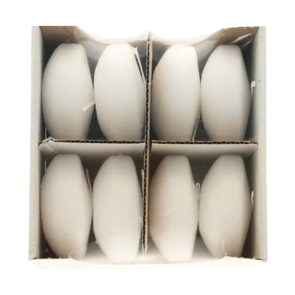 Bolsius Large White Floating Candles (Pack of 8) £17.99